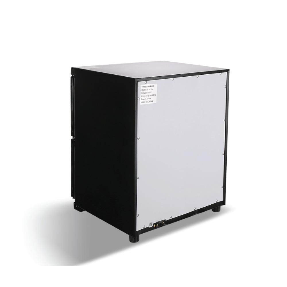32L Black UV Electric Towel Warmer Steriliser Cabinet Beauty Spa Heat