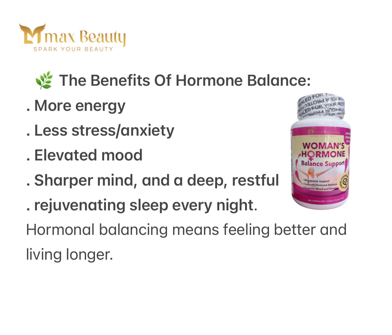 Woman’s Hormone Balance Support