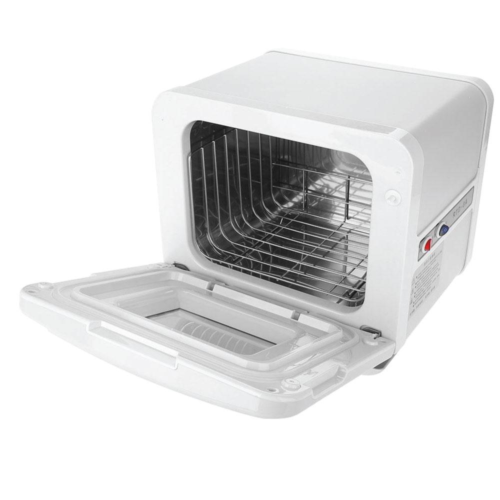 8L White Electric Towel Warmer UV Steriliser Cabinet Small Hot Heater