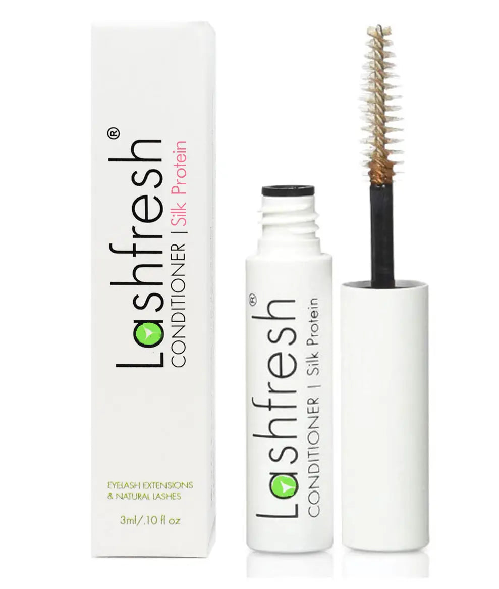 Acondicionador para extensiones de pestañas Lashfresh con proteína de seda, 3 ml