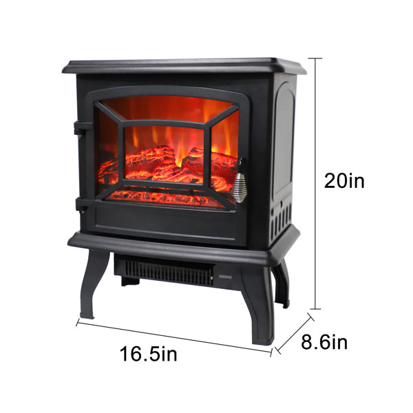 17inch 1400w Freestanding Fireplace Temperature Control Knob with NTC