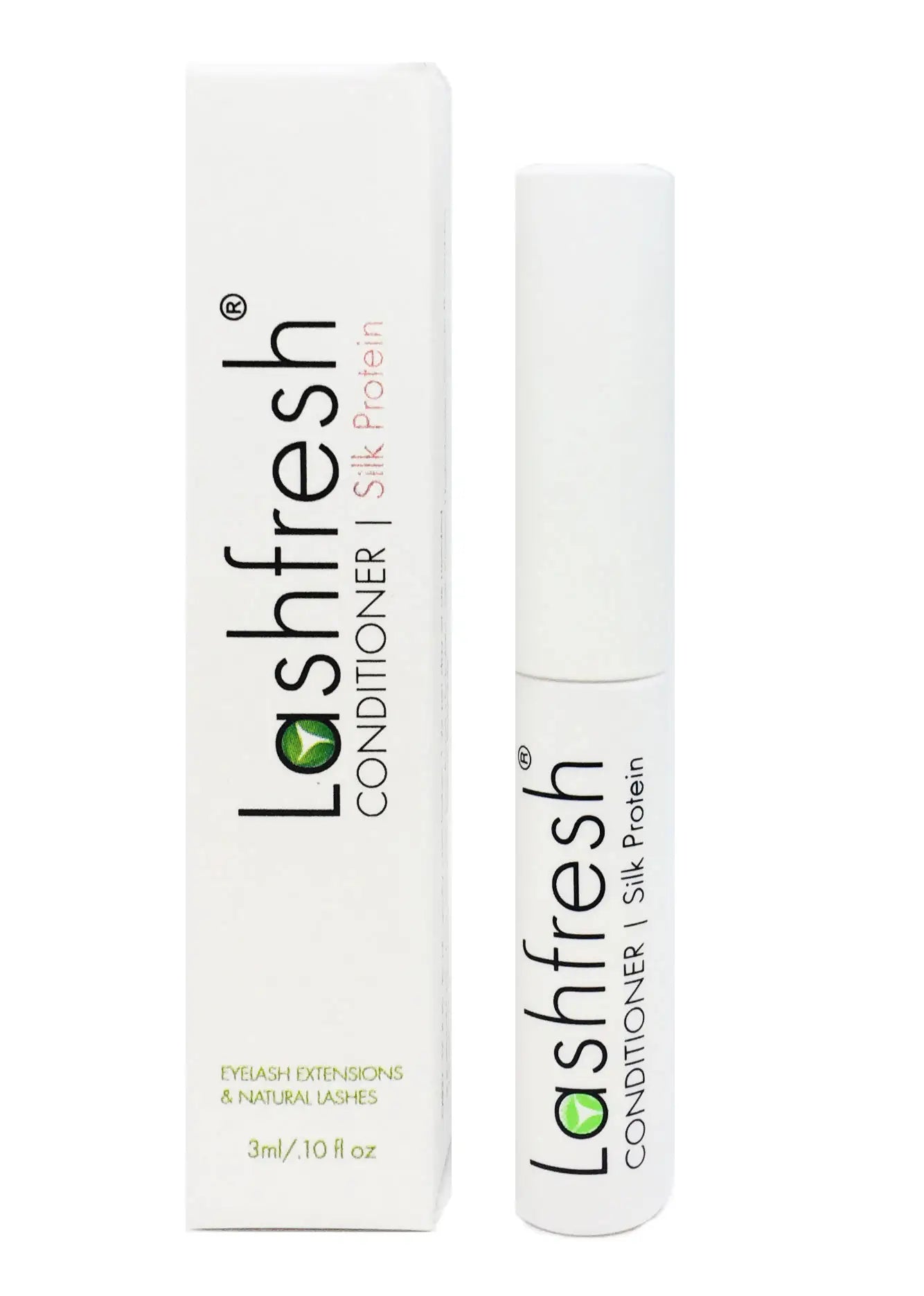 Acondicionador para extensiones de pestañas Lashfresh con proteína de seda, 3 ml