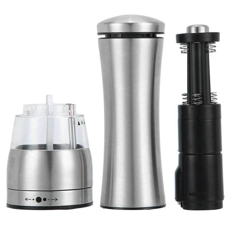 Máy xay muối hoặc hạt tiêu chạy bằng pin Máy lắc có thể điều chỉnh Tự động