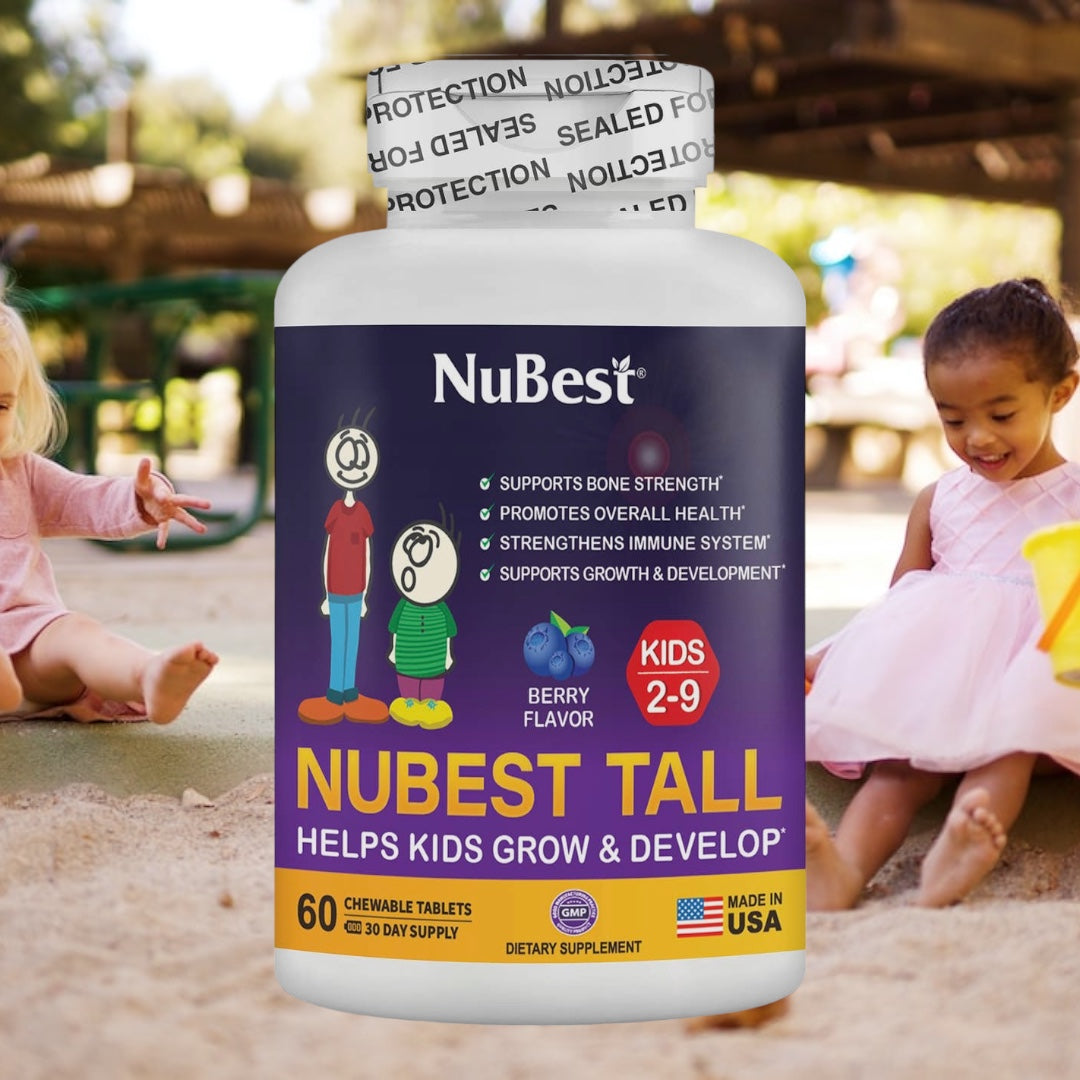 Nubest Tall Kids - 60 Chewable Multivitamin Tablets
