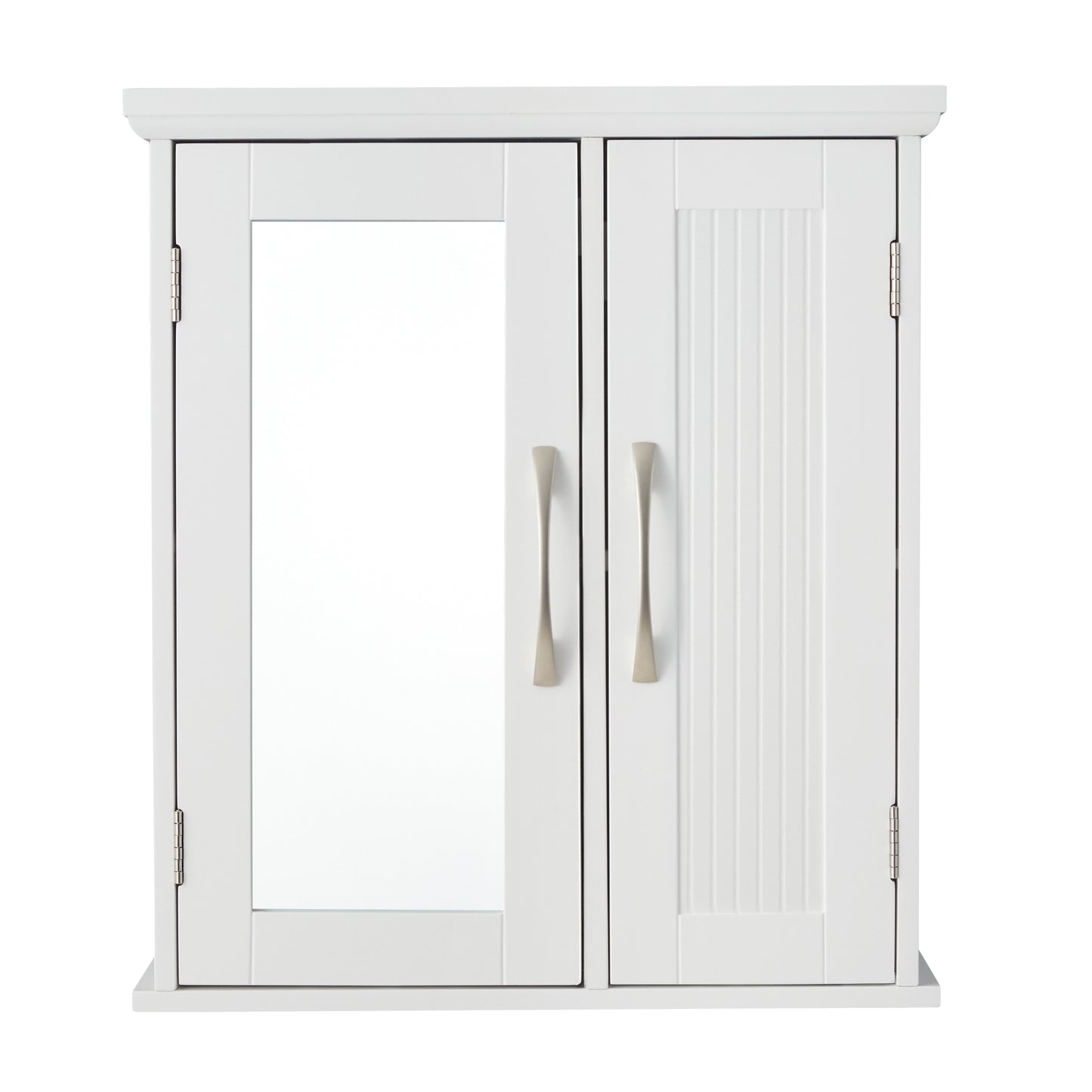 Teamson Home Wooden Bathroom Wall Mirrored Cabinet