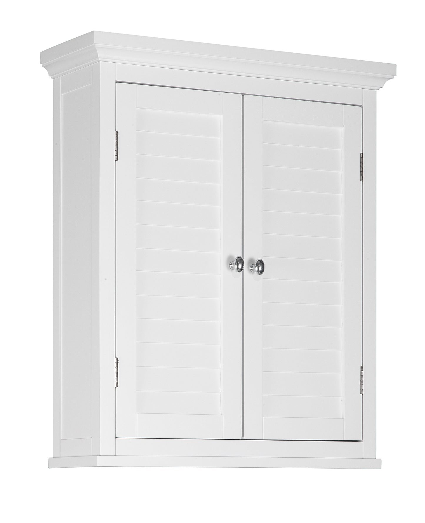 Teamson Home White Wooden Bathroom Wall Cabinet
