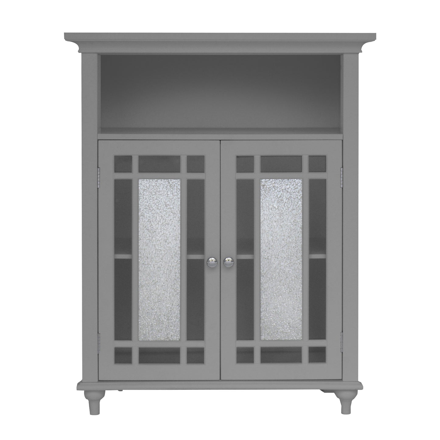 Teamson Home Wooden Bathroom Floor Cabinet & Shelf