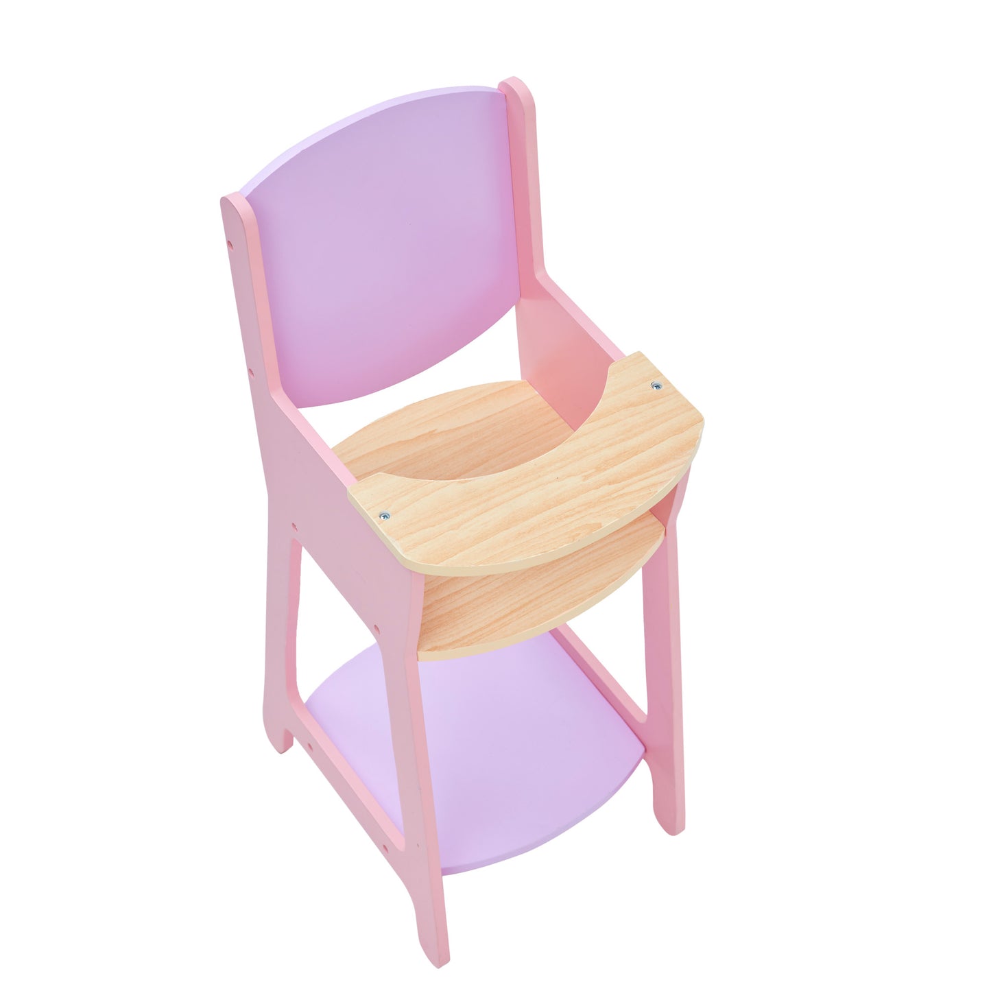 Olivia's Little World Baby Doll Wooden High Chair
