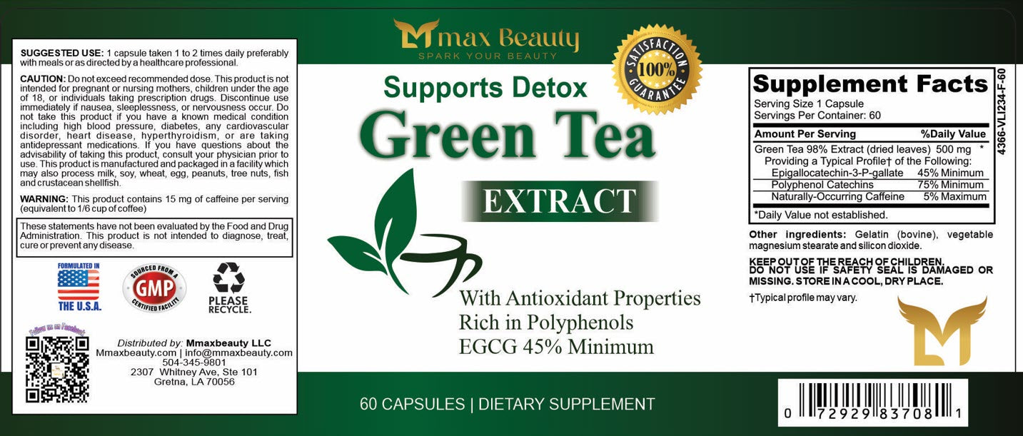 Supports Detox GREEN TEA