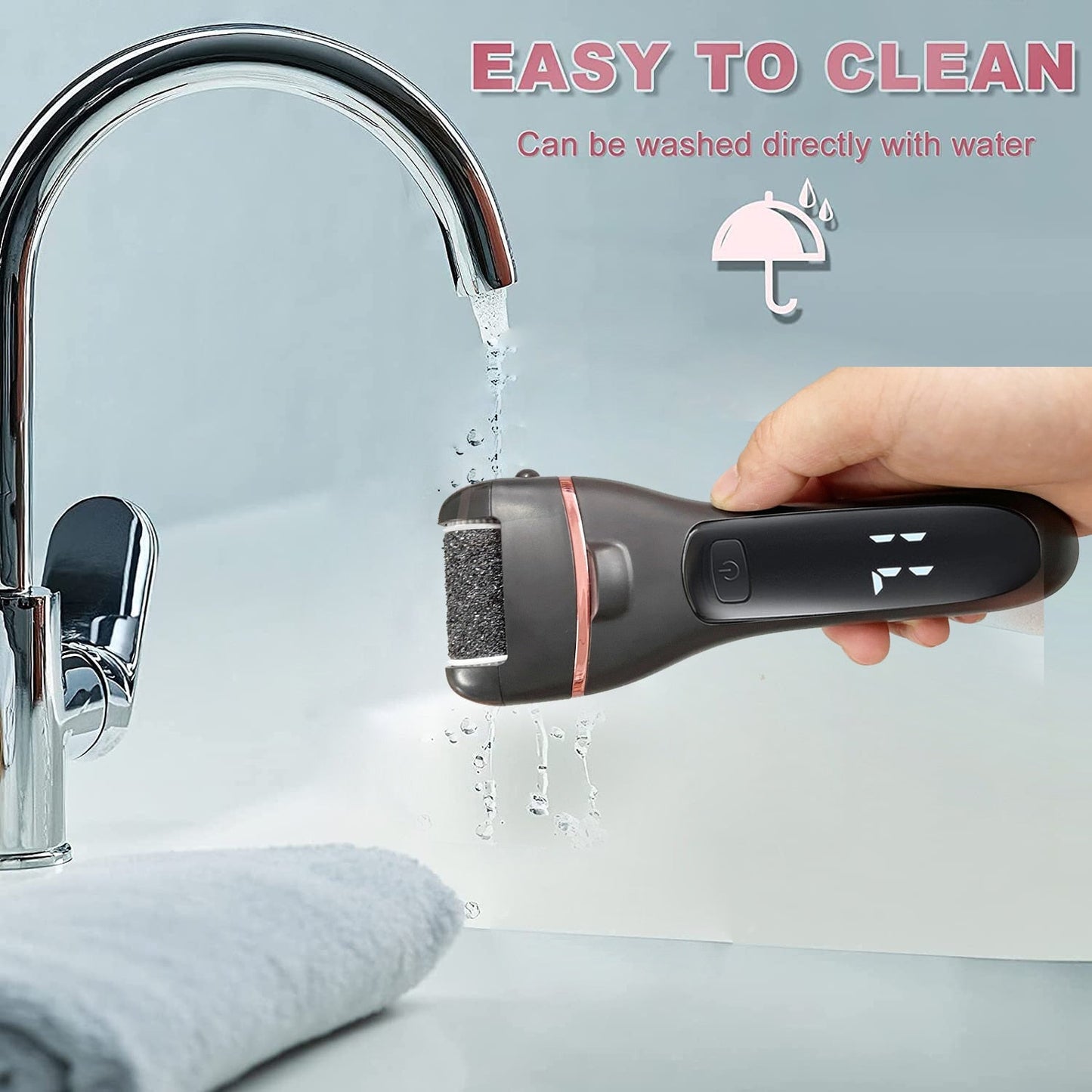 Máy tẩy vết chai chân điện có thể sạc lại 