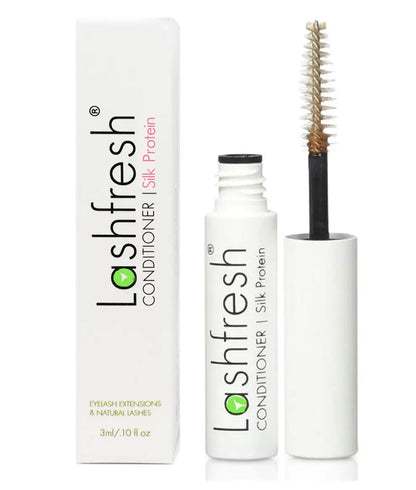 Acondicionador para extensiones de pestañas Lashfresh con proteína de seda, 3 ml