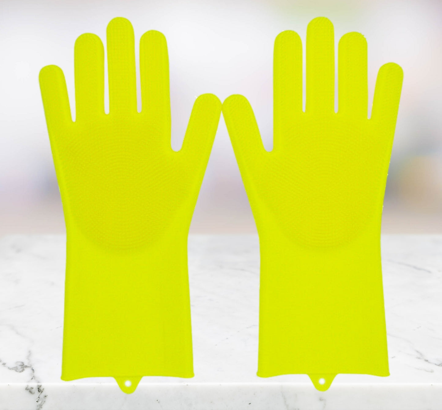 Guante Cepillo Lavado Guantes Silicona cocina Limpieza Fregado Guante 