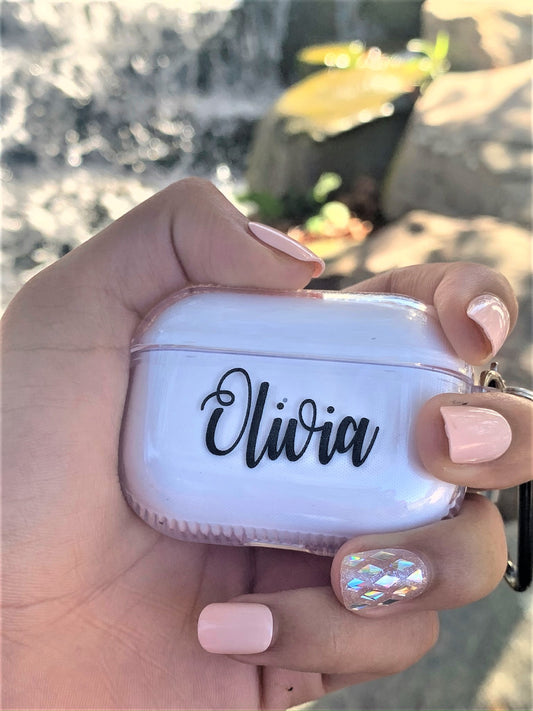 Funda Airpods Pro Transparente Personalizada