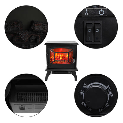 17inch 1400w Freestanding Fireplace Temperature Control Knob with NTC
