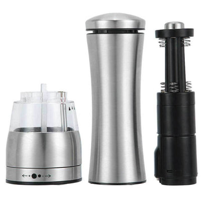 Máy xay muối hoặc hạt tiêu chạy bằng pin Máy lắc có thể điều chỉnh Tự động