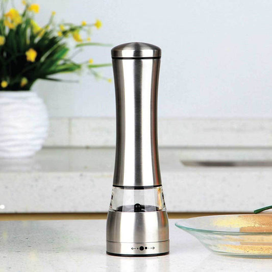 Máy xay muối hoặc hạt tiêu chạy bằng pin Máy lắc có thể điều chỉnh Tự động