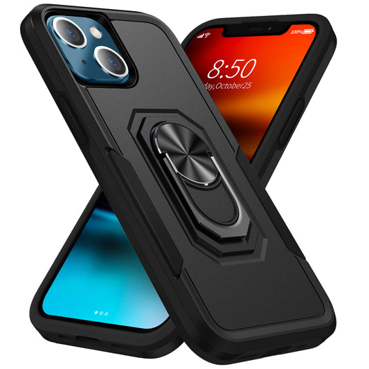 KIKO Heavy Duty Strong Armor Ring Stand Case Cover for iPhone 13