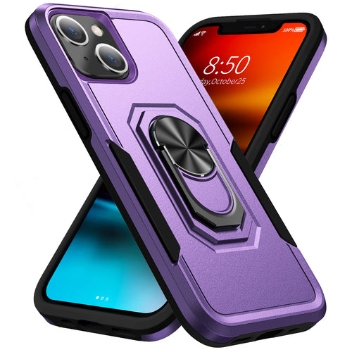 KIKO Heavy Duty Strong Armor Ring Stand Case Cover for iPhone 13