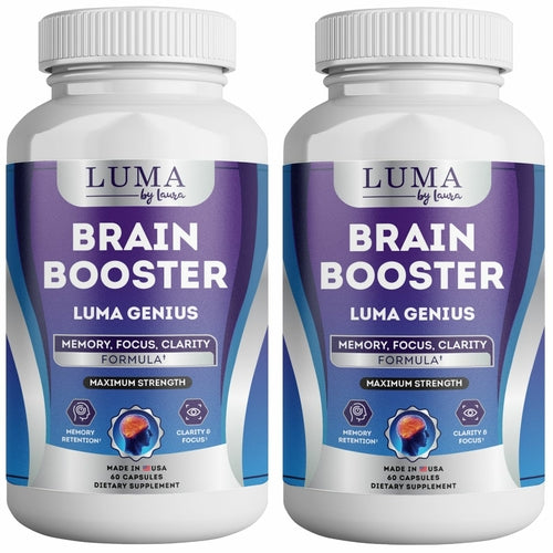Luma Genius Suplemento para niebla cerebral, memoria, estado de ánimo y enfoque - 60 ct. 