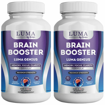 Luma Genius Suplemento para niebla cerebral, memoria, estado de ánimo y enfoque - 60 ct. 