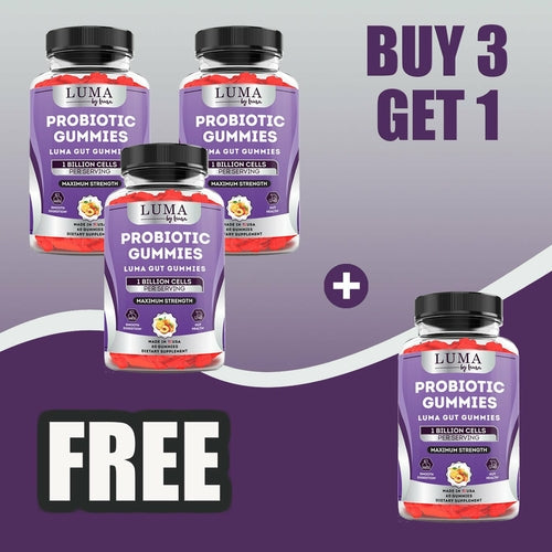 Luma Gut Gummies - Kẹo dẻo Probiotic giúp tiêu hóa trơn tru, đầy hơi &amp;
