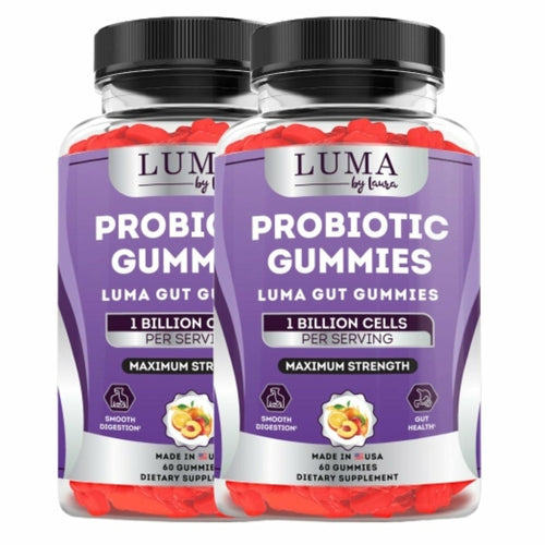 Luma Gut Gummies - Kẹo dẻo Probiotic giúp tiêu hóa trơn tru, đầy hơi &amp;