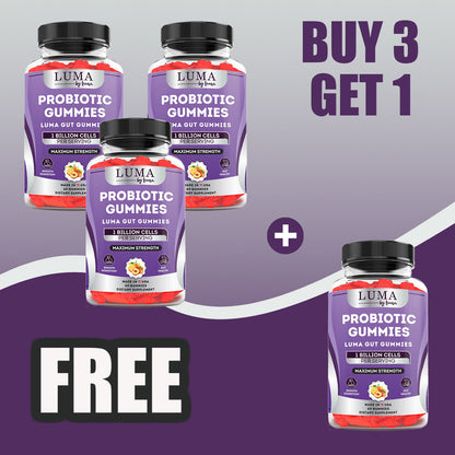 Luma Gut Gummies - Kẹo dẻo Probiotic giúp tiêu hóa trơn tru, đầy hơi &amp;