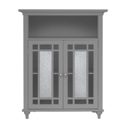 Teamson Home Wooden Bathroom Floor Cabinet & Shelf