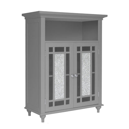 Teamson Home Wooden Bathroom Floor Cabinet & Shelf