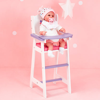 Olivia's Little World White Baby Doll High Chair